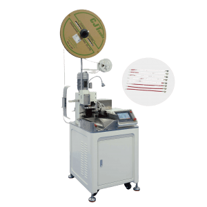 Automatic wire processing machine with single-side crimping and other-side twisting function